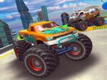 Loopy Monster Jam Truck Race Sport trei-D